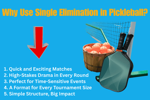 Why Use Single Elimination in Pickleball?
