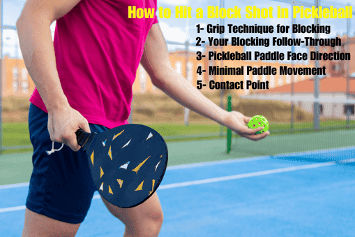 How to Hit a Block Shot in Pickleball