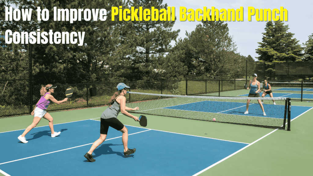 How to Improve Pickleball Backhand Punch
