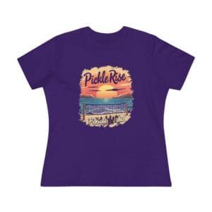 PickleRise Women T-Shirts – Sunset Pickleball Vibes T-Shirts